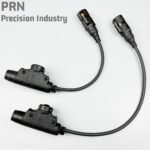 PRN New Gen TEA U94V2 Waterproof 6PIN PTT AP136 Connector W/Strain Relief Boot