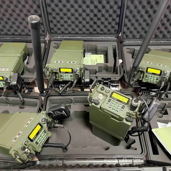 FCS PRC-117G UV DUAL BAND Hi-Power CNC Aluminum Shell HARRIS Radio 20W Full Set