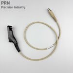 PRN INVISIO V50 V60 V Series PTT Downlead Adapter cable For Motorola APX TAN
