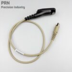 PRN INVISIO V50 V60 V Series PTT Downlead Adapter cable For Motorola APX TAN - Image 5